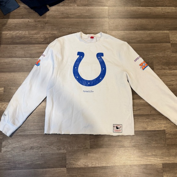 mitchel and ness colts sweatshirt - Picture 1 of 2